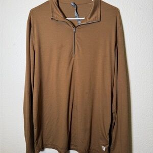 VUORI Ponto Half Zip Mock Neck